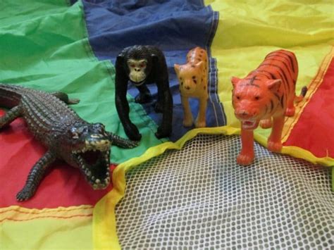 Parachute animal games .